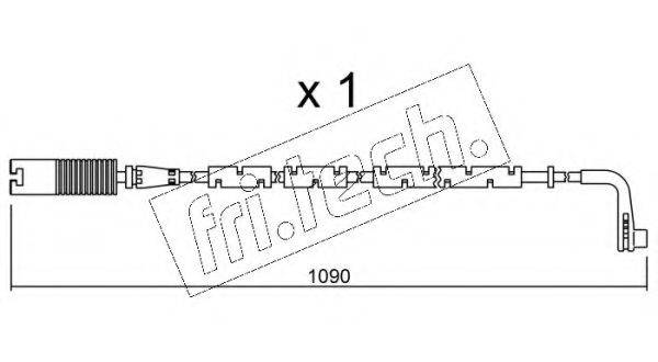 FRI.TECH. SU206 Сигнализатор, износ тормозных колодок