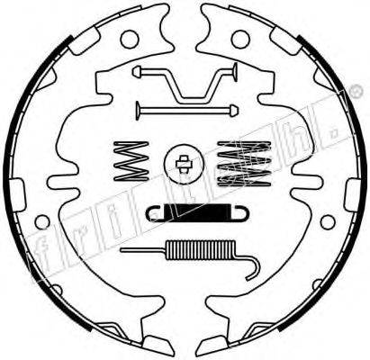 FRI.TECH. 1115311K Комплект тормозных колодок, стояночная тормозная система