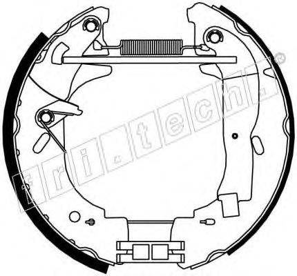FRI.TECH. 16337 Комплект тормозных колодок
