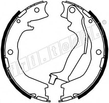 FRI.TECH. 1049166 Комплект тормозных колодок, стояночная тормозная система