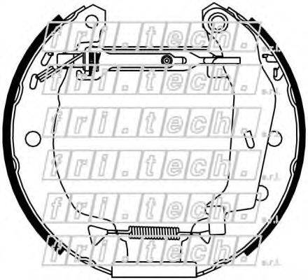 FRI.TECH. 16400 Комплект тормозных колодок