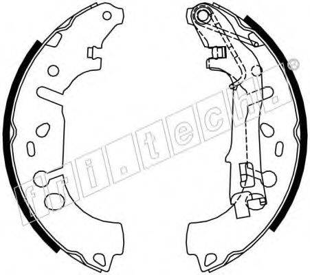 FRI.TECH. 17388 Комплект тормозных колодок