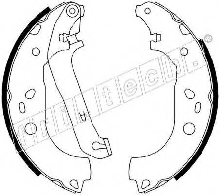 FRI.TECH. 17394 Комплект тормозных колодок