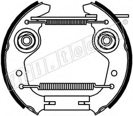 FRI.TECH. 16004 Комплект тормозных колодок