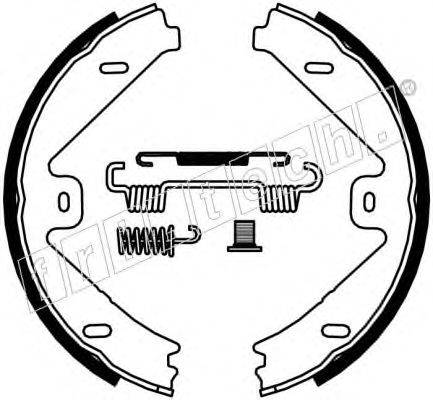 FRI.TECH. 1052137K Комплект тормозных колодок, стояночная тормозная система