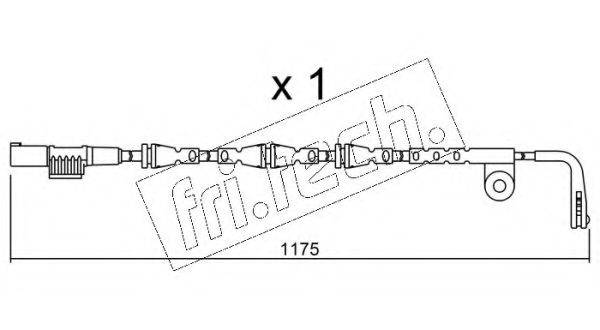 FRI.TECH. SU253 Сигнализатор, износ тормозных колодок
