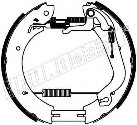 FRI.TECH. 16434 Комплект тормозных колодок