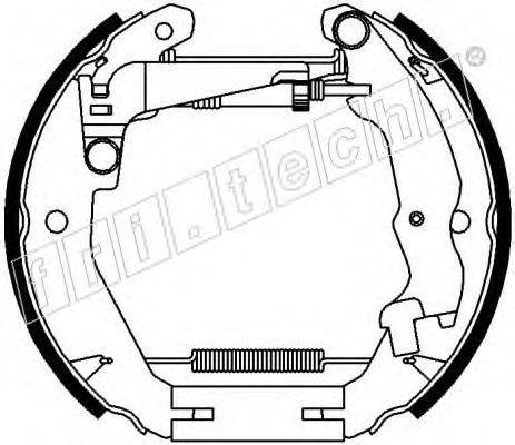 FRI.TECH. 16437 Комплект тормозных колодок