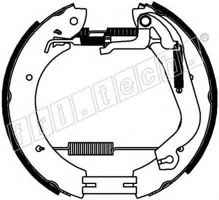 FRI.TECH. 16454 Комплект тормозных колодок