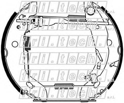 FRI.TECH. 16450 Комплект тормозных колодок