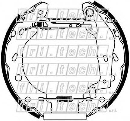 FRI.TECH. 16452 Комплект тормозных колодок