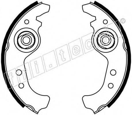 FRI.TECH. 17448 Комплект тормозных колодок