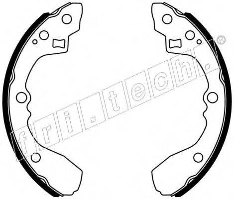 FRI.TECH. 1049170 Комплект тормозных колодок