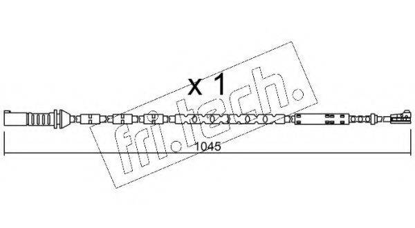 FRI.TECH. SU279 Сигнализатор, износ тормозных колодок