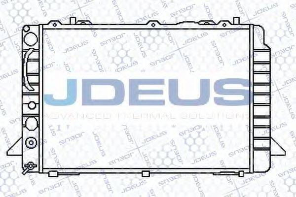 JDEUS 001M08 Радиатор, охлаждение двигателя