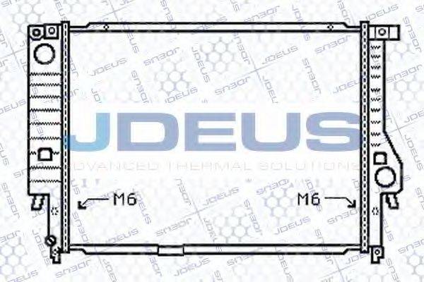 JDEUS 005M21 Радиатор, охлаждение двигателя