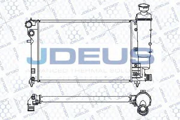 JDEUS 007M03 Радиатор, охлаждение двигателя