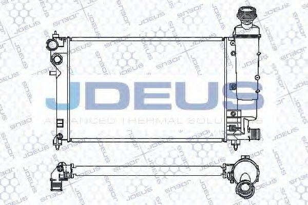JDEUS 007M49 Радиатор, охлаждение двигателя
