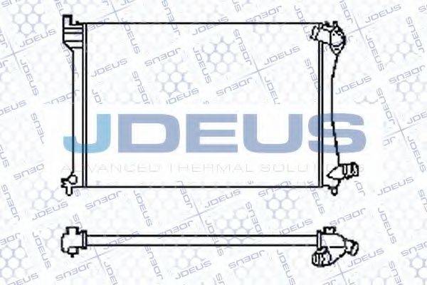 JDEUS 007M50 Радиатор, охлаждение двигателя