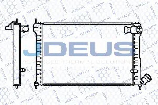 JDEUS 007M51 Радиатор, охлаждение двигателя