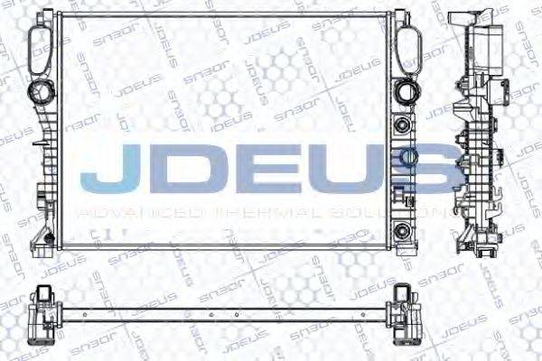 JDEUS RA0170730 Радиатор, охлаждение двигателя