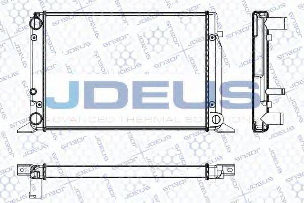 JDEUS RA0010061 Радиатор, охлаждение двигателя