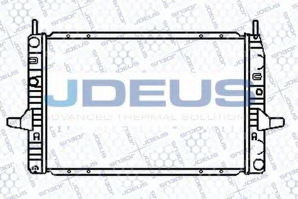 JDEUS 012B05 Радиатор, охлаждение двигателя