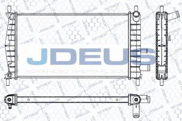 JDEUS RA0120961 Радиатор, охлаждение двигателя