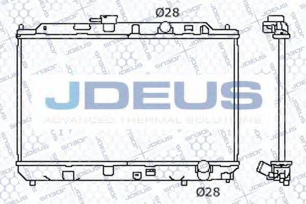 JDEUS 013N10 Радиатор, охлаждение двигателя