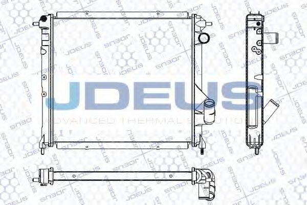 JDEUS RA0230491 Радиатор, охлаждение двигателя