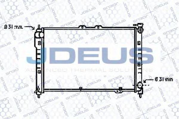 JDEUS 016N16 Радиатор, охлаждение двигателя