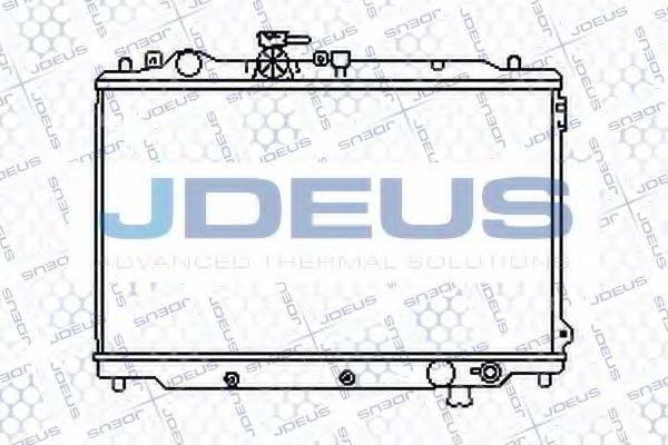 JDEUS 016N21 Радиатор, охлаждение двигателя