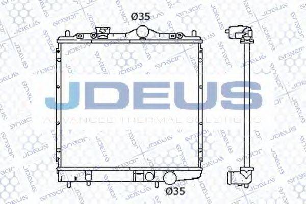 JDEUS 018M07 Радиатор, охлаждение двигателя