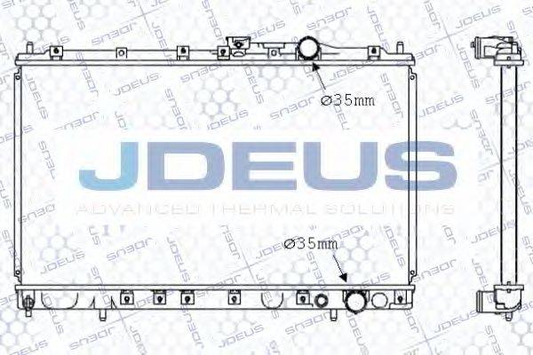 JDEUS 018M08 Радиатор, охлаждение двигателя