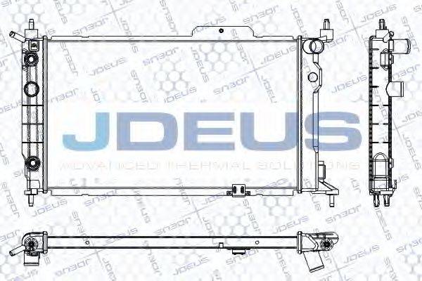 JDEUS RA0200641 Радиатор, охлаждение двигателя