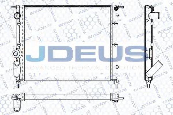 JDEUS RA0230231 Радиатор, охлаждение двигателя