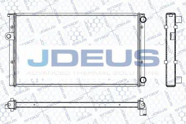 JDEUS RA0300451 Радиатор, охлаждение двигателя