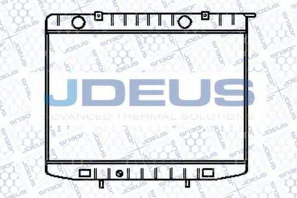 JDEUS 020M22 Радиатор, охлаждение двигателя