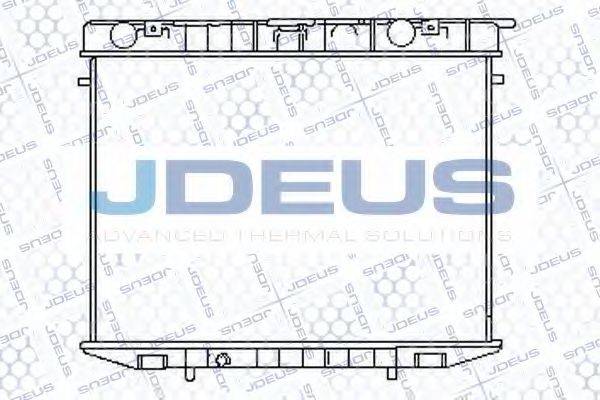 JDEUS 020M23 Радиатор, охлаждение двигателя