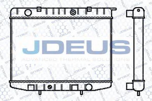 JDEUS 020M25 Радиатор, охлаждение двигателя