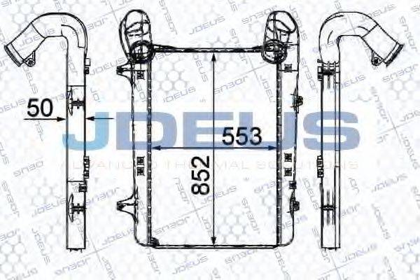 JDEUS 808M07 Интеркулер