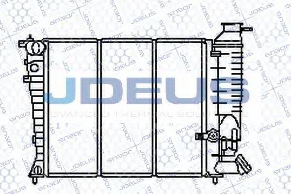 JDEUS 021E31 Радиатор, охлаждение двигателя