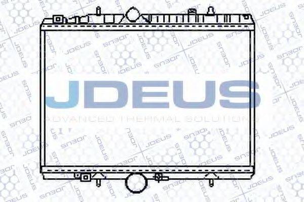 JDEUS 021M38 Радиатор, охлаждение двигателя