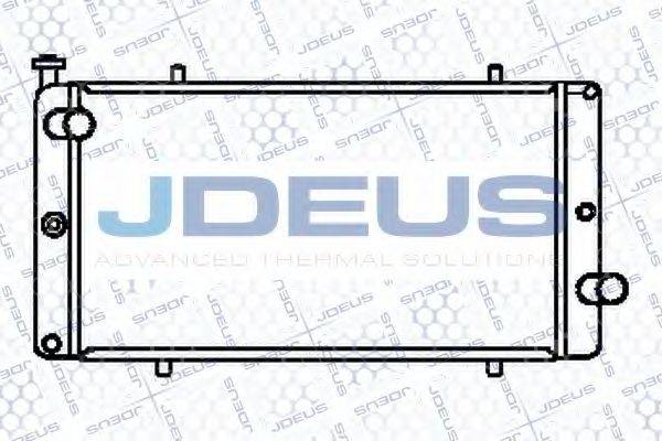 JDEUS 021V13 Радиатор, охлаждение двигателя