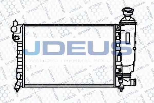 JDEUS 021V14 Радиатор, охлаждение двигателя