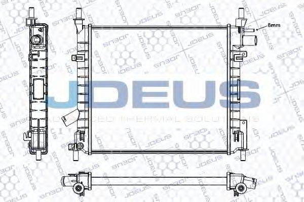 JDEUS RA0121180 Радиатор, охлаждение двигателя