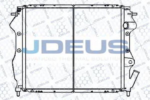 JDEUS 023B44 Радиатор, охлаждение двигателя
