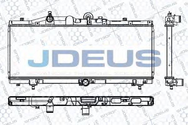 JDEUS RA0110900 Радиатор, охлаждение двигателя