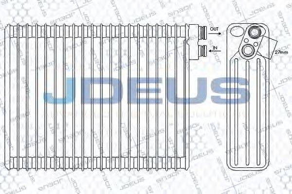 JDEUS RA9210341 Испаритель, кондиционер