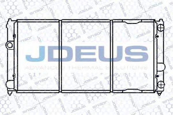 JDEUS 025E15 Радиатор, охлаждение двигателя